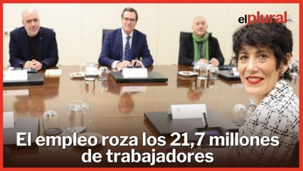 El empleo roza los 21,7 millones de trabajadores y reduce el paro a mínimo en 18 años