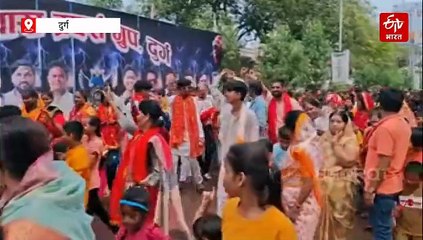 नवरात्रि में खास परंपरा: दुर्ग के मंदिर में होती बेटियों की पूजा, 56 भोग लगाया गया