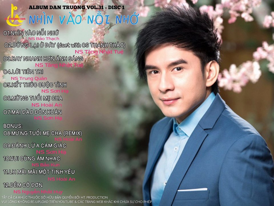 Album CD Đan Trường Vol.31 - DISC 1 Nhìn Vào Nỗi Nhớ (2015)