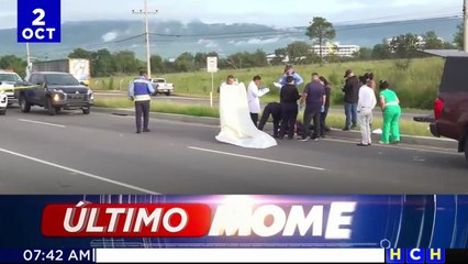 Hombre perece arrollado al intentar cruzar la CA-5 norte en Amarateca