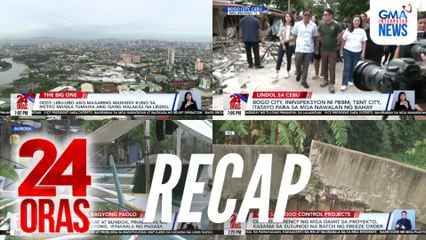 24 Oras: (Part 2) Ayuda para sa Cebu | Banta ng Bagyong Paolo sa Aurora | Bagyo lalong lumakas habang papalapit, atbp.