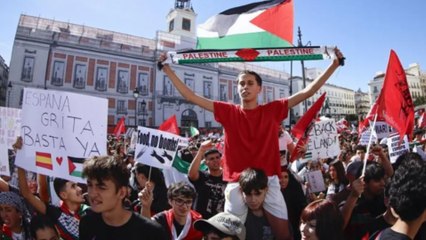 Miles estudiantes se manifiestan en toda España en apoyo a Palestina