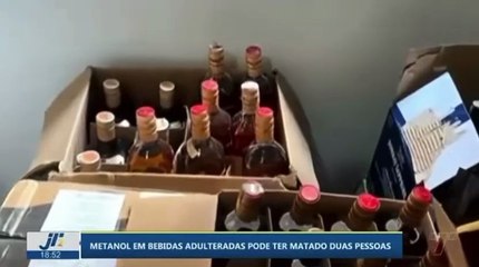 Metanol em bebidas adulteradas pode ter matado duas pessoas