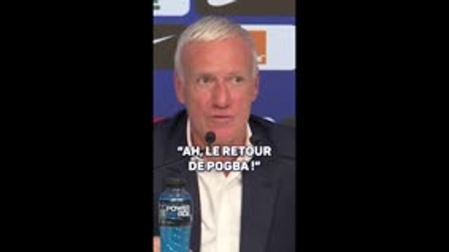 Bleus - Deschamps : Pogba ? Déjà franchir l'étape de redevenir un acteur du football