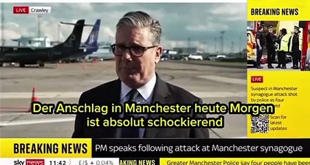 El primer ministro de Gran Bretaña por el atentado en Manchester