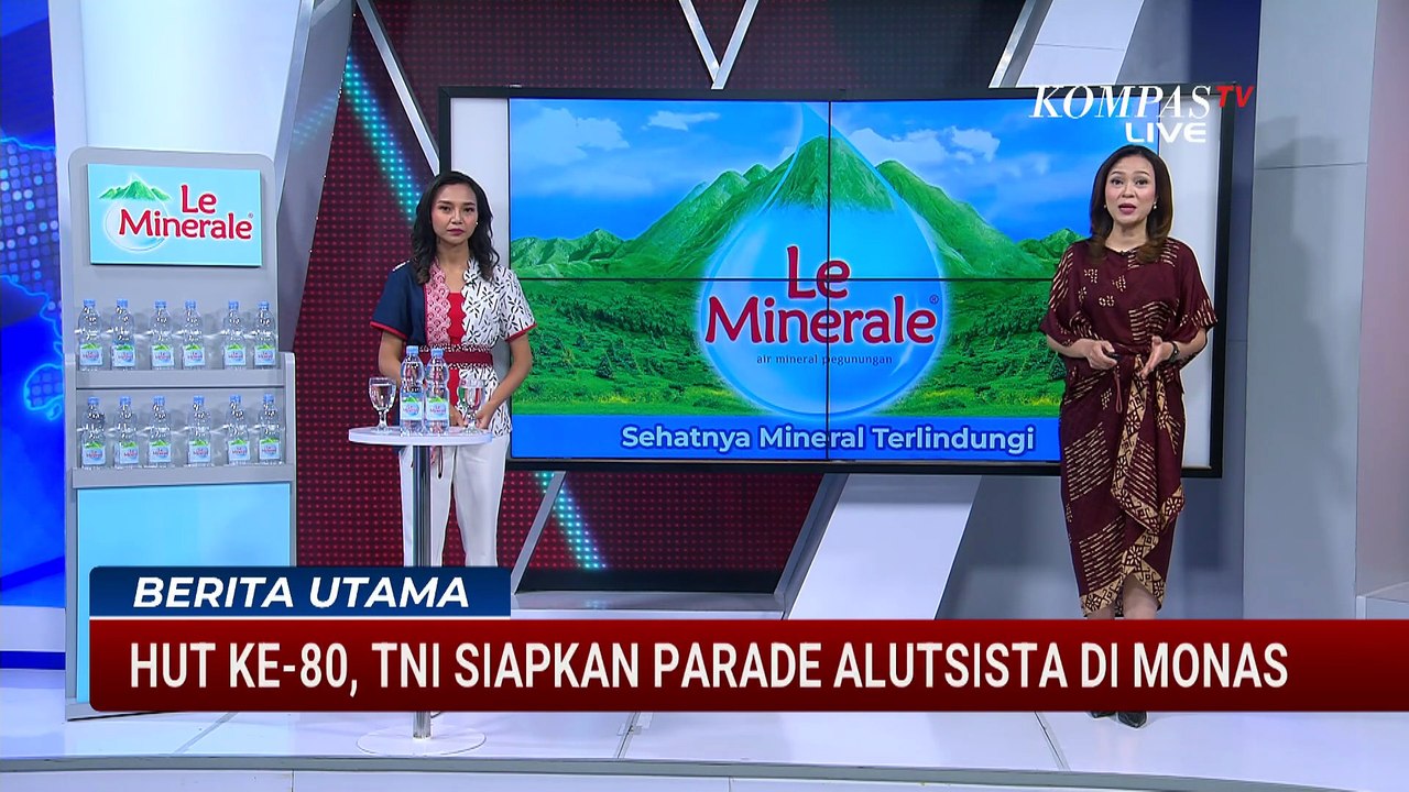 Jelang HUT ke-80 TNI di Monas, Persiapan Parade Drum Band hingga Defile Alutsista Dimatangkan