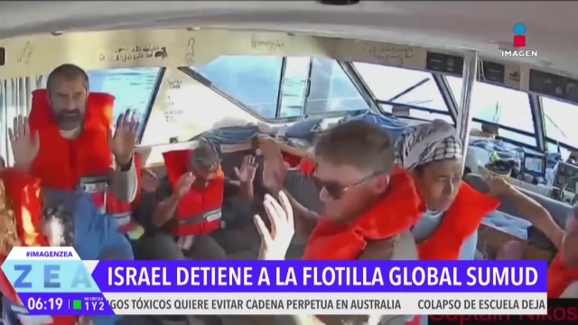 Fuerzas israelíes interceptan la Flotilla Global Sumud