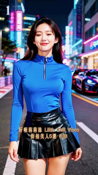 街拍美女5選 - 38 | 4K AI美女街頭時尚 | Beautiful Asian Girls Street Fashion Lookbook #shorts #aigirl