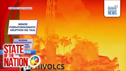 In Case You Missed It - Minor phreatomagmatic eruption ng Taal; Barayuga Murder Case | SONA