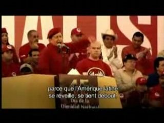 Chavez face à l'impérialisme US!