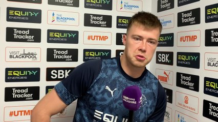 Bailey Peacock-Farrell reflects on his time with Blackpool so far