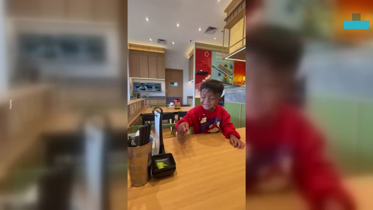 Boy Bursts Into Tears After Tasting Wasabi