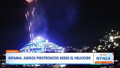 Maduro inaugura anticipadamente la Navidad con fuegos artificiales desde El Helicoide