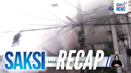 Saksi: (Part 3) Bodega ng mga plastic, nasunog; Bayanihan kasunod ng lindol; Balik-tanaw sa 30 taon ng "Saksi"