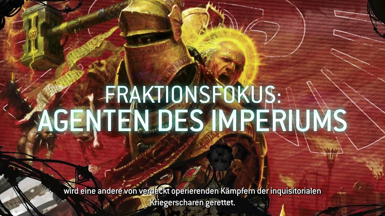 Der Trailer zur Armee der Imperialen Agenten aus Warhammer 40.000 zeigt Inquisitoren und Assassinen