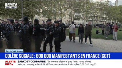 Mobilisation du 2 octobre: 600.000 personnes ont manifesté partout en France, a estimé la CGT