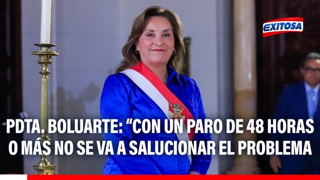 Dina Boluarte: Estamos enfrentando al crimen organizado, no nos quedamos de brazos cruzados en nuestros escritorios