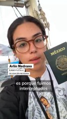 Arlin Medrano, mexicana a bordo de la FLOTILLA SUMUD, acuda detención ILEGAL de ISRAEL
