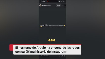 El mensaje del hermano de Araujo que enciende las redes