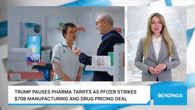 Trump Pauses Pharma Tariffs As Pfizer Strikes $70B Manufacturing And Drug Pricing Deal