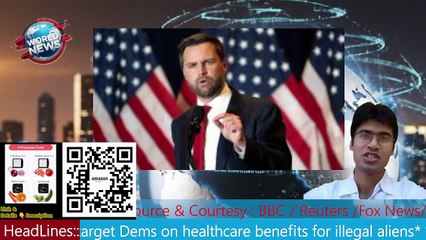 Vance brings receipts to target Dems on healthcare benefits for illegal aliens MHM NEWS