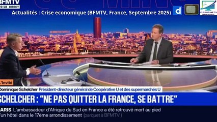 Actualités : Crise économique (BFMTV, France,  Mercredi 1er octobre 2025)