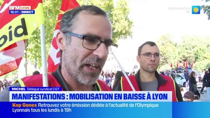 Manifestations : mobilisation en baisse à Lyon