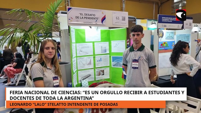 Feria Nacional de Ciencias en Misiones: “Es un orgullo recibir a estudiantes de toda la Argentina”