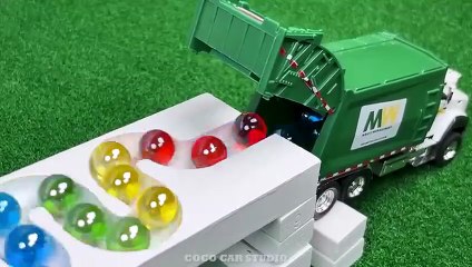 The Best Compilation of Marble Run ASMR Race ☆ HABA Slope, Dump Truck & Garbage Trucks