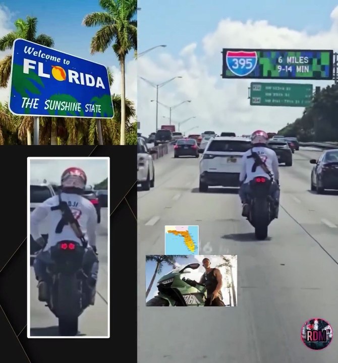 Un homme a été aperçu en train de se promener avec un Draco attaché dans son dos, prêt à l’action, après l’entrée en vigueur de la nouvelle loi sur les armes à feu en Floride, qui autorise désormais le port d’armes ouvert.