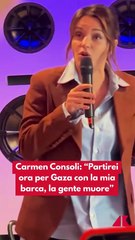 Carmen Consoli: ‘Prenderei la mia barca per Gaza, ho il diritto di navigare in acque internazionali’