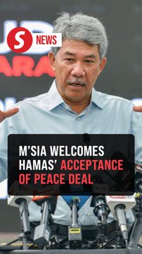 Malaysia welcomes Hamas’ conditional acceptance of peace plan, says Tok Mat