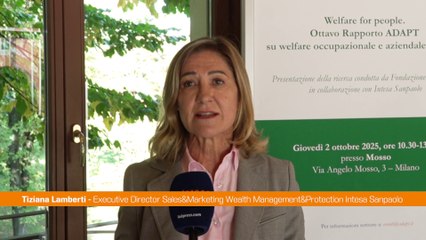 Lamberti "Da Intesa Sanpaolo grande impegno per il welfare aziendale"
