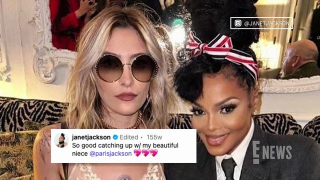 See Janet Jackson's Sweet Moment With Niece Paris Jackson at Paris Fashion Week