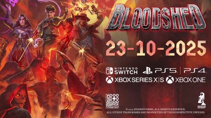 Bloodshed - Official Console Release Date Announcement Trailer