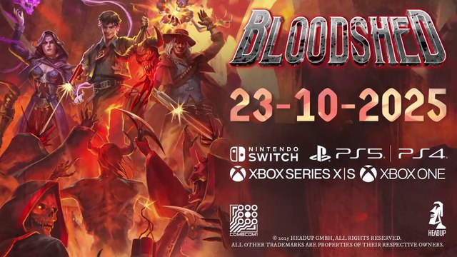 Bloodshed - Official Console Release Date Announcement Trailer