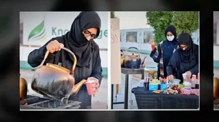 الأمير سلطان بن سلمان يأمر بركن مؤقت لبائعة شاي بعد إزالة بسطتها من البلدية