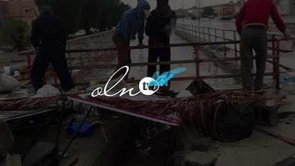 بالصور: أمطار غزيرة بالحفر، وجميع عمال البلدية بمعداتهم في الشوارع لإنقاذ الوضع