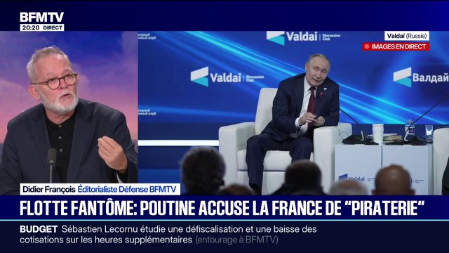 Vladimir Poutine qualifie de piraterie l'interception du pétrolier de la flotte fantôme russe au large de Saint-Nazaire