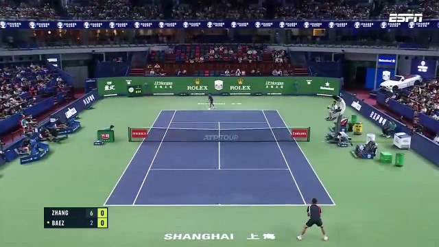 Sebastián Báez vs Zhizhen Zhang | Resumen | MASTERS DE SHANGHAI