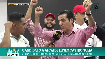 Candidato a alcalde Elise Castro suma a Juan Facussé como vicealcalde en la fórmula liberal