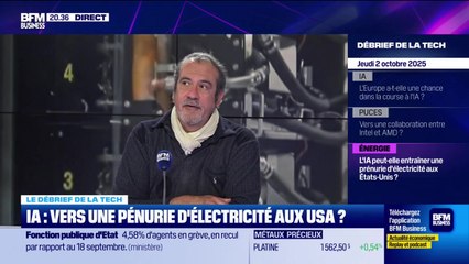 IA : vers une pénurie d'électricité aux États-Unis - 02/10