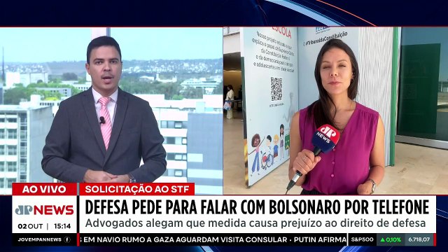 Defesa de Bolsonaro pede a Moraes liberação de contatos com advogados | TEMPO REAL
