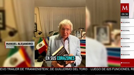 “Les voy a contar y a cantar mi vida”: Manuel Alejandro lanza libro en México