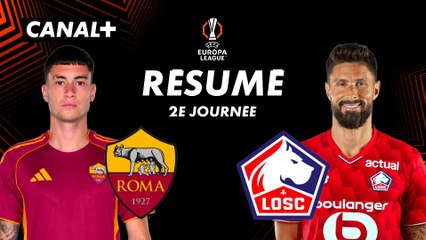 Le résumé d'AS Rome / Lille - Ligue Europa 2025-26 (J2)