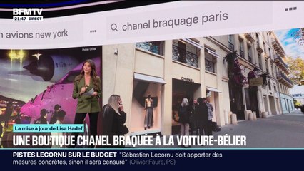 Une boutique Chanel braquée à la voiture-bélier à Paris, le préjudice en cours d'évaluation