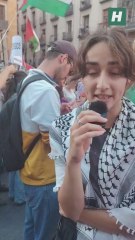 Los testimonios de varios manifestantes en Madrid en apoyo a la Flotilla