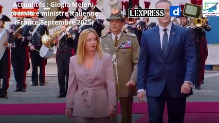 Actualités : Giorgia Meloni (L'Express,France, lundi 28 septembre 2025)