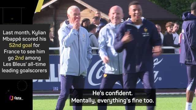 Mbappe 'exuding power and speed' as France captain - Deschamps