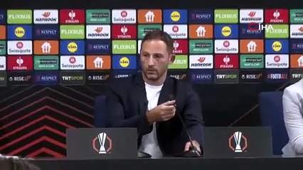 Domenico Tedesco: "Son maçlarda öz güvene sahip olmamız iyi bir şey"